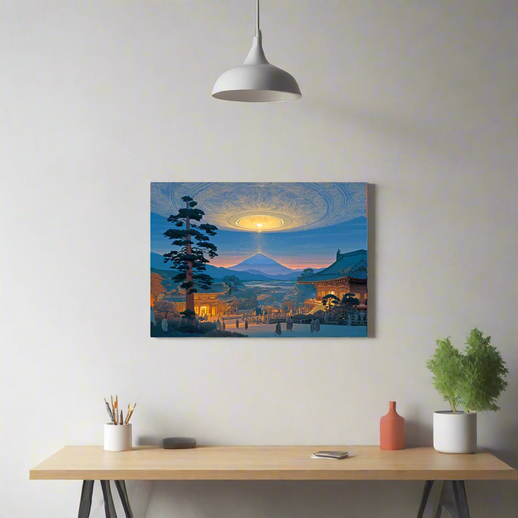 Dawn Over the Celestial Gate – Photo Paper Poster - BBairt