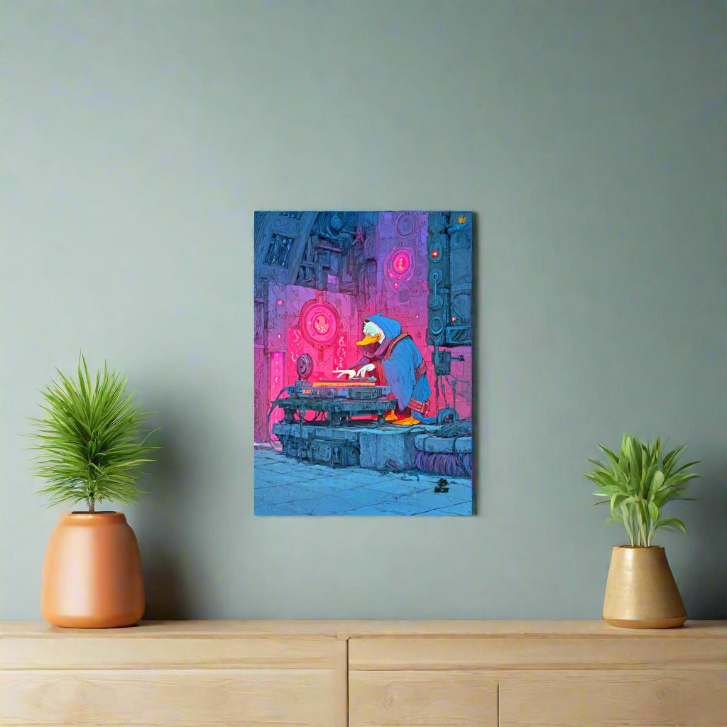 Dax the Duck DJ - Photo Paper Poster - BBairt