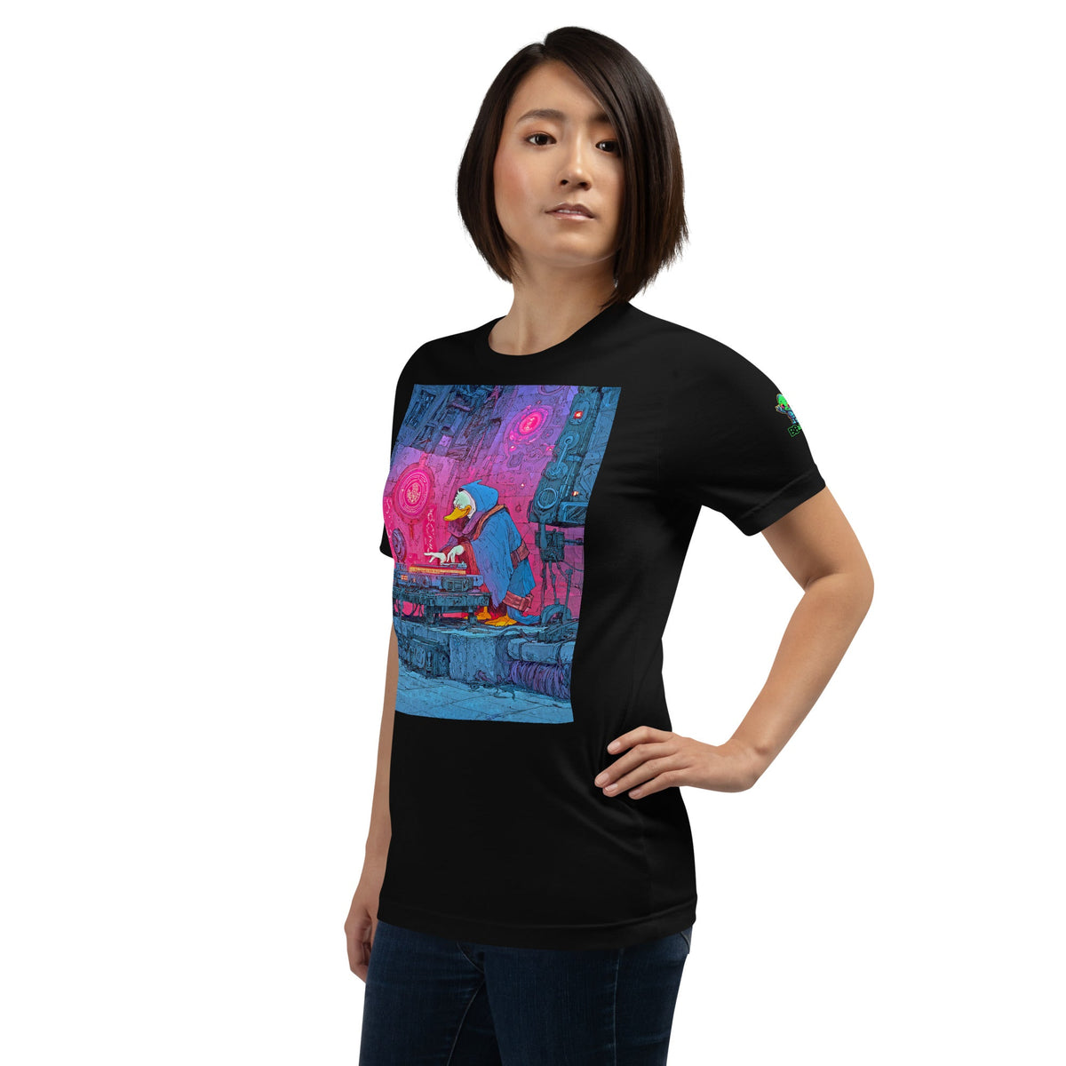 Dax the Duck DJ – Unisex Staple T-Shirt - BBairt