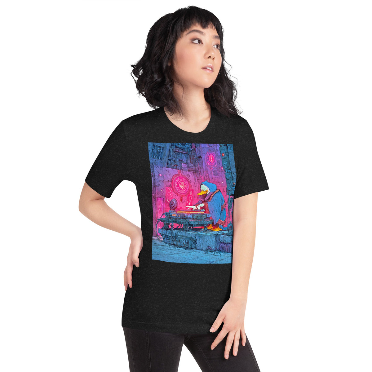 Dax the Duck DJ – Unisex Staple T-Shirt - BBairt