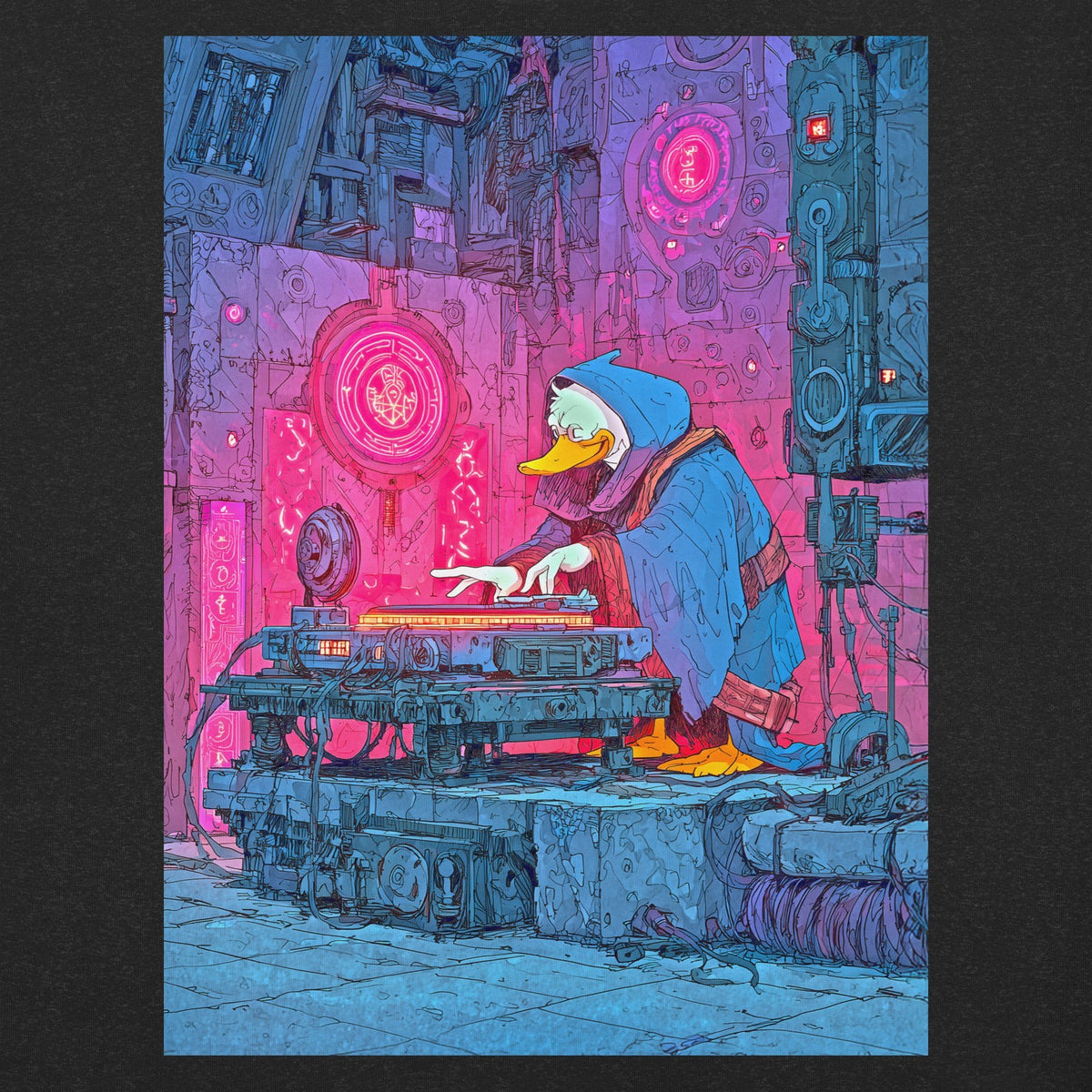 Dax the Duck DJ – Unisex Staple T-Shirt - BBairt