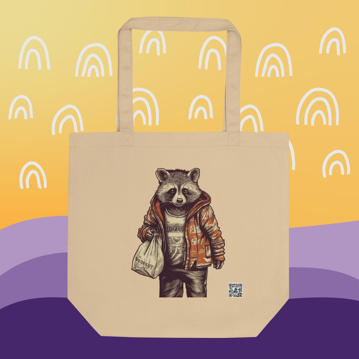 Sid the Retail Raccoon - Eco Tote Bag