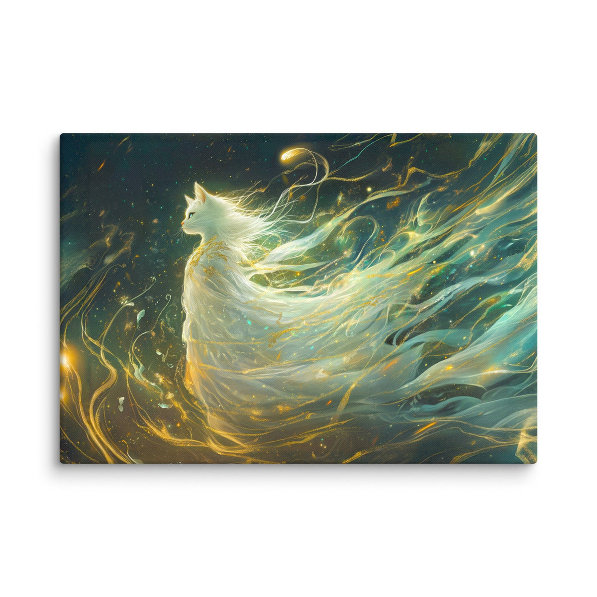Elysia the Moonlit Spirit – Canvas Print - BBairt