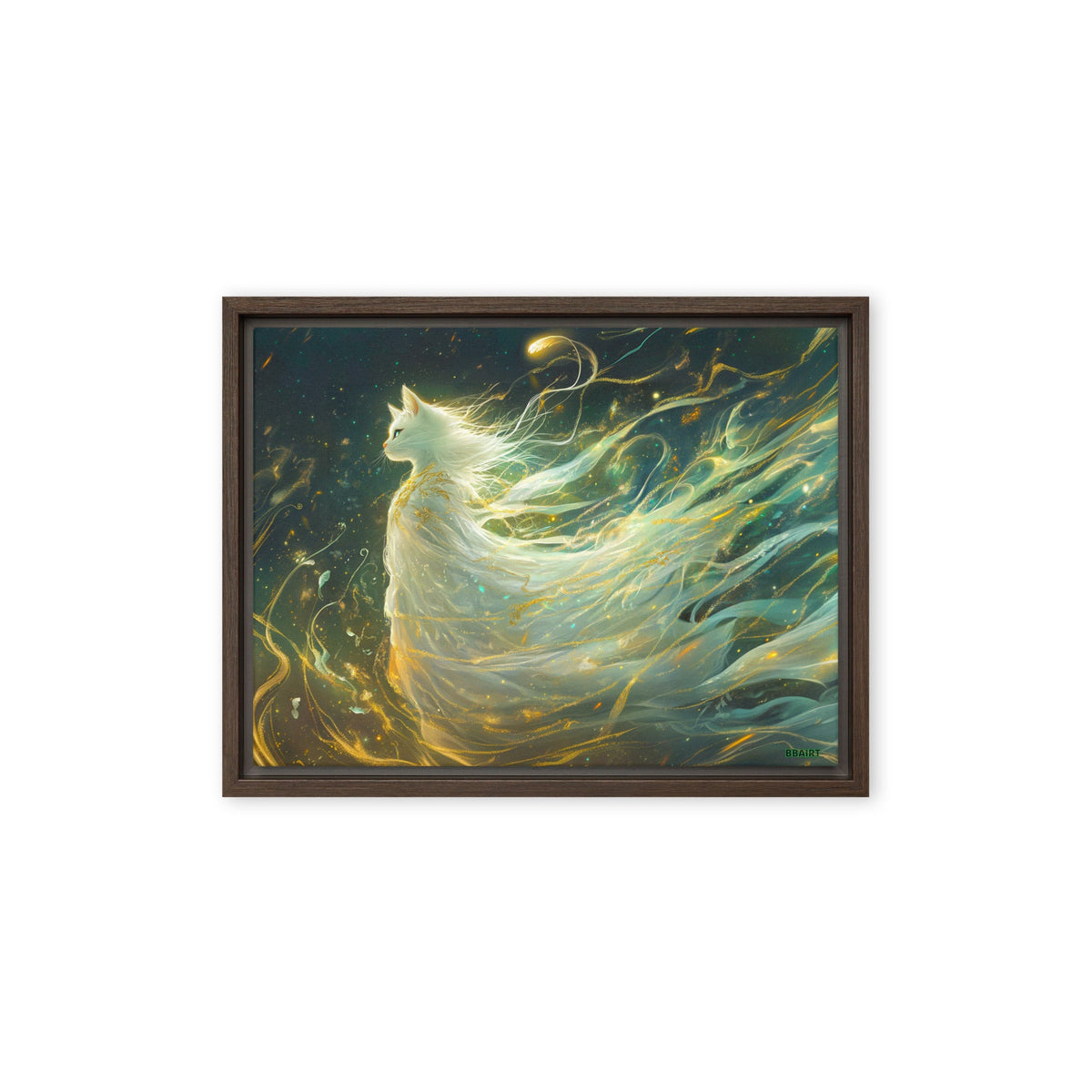 Elysia the Moonlit Spirit – Framed Canvas Print - BBairt