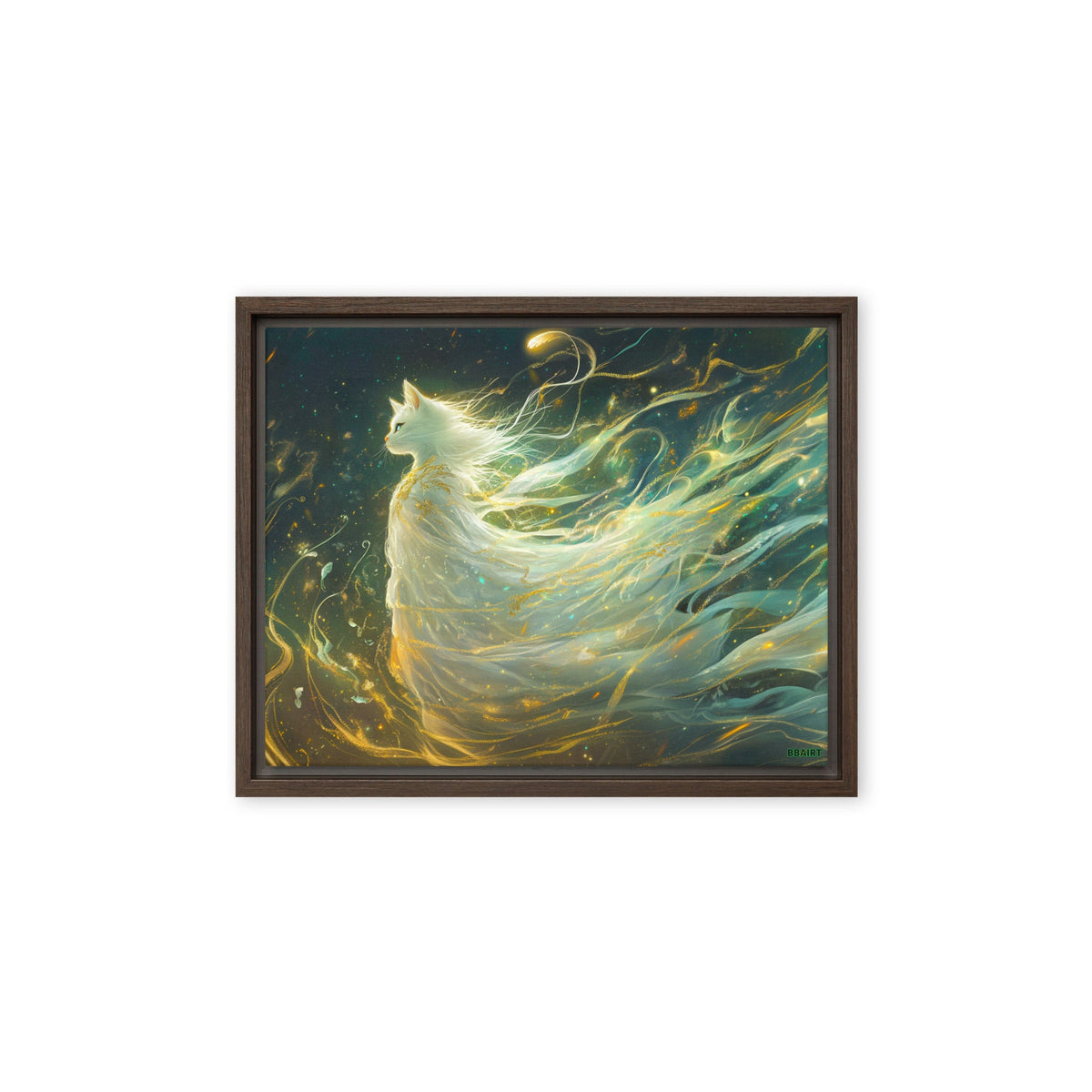 Elysia the Moonlit Spirit – Framed Canvas Print - BBairt