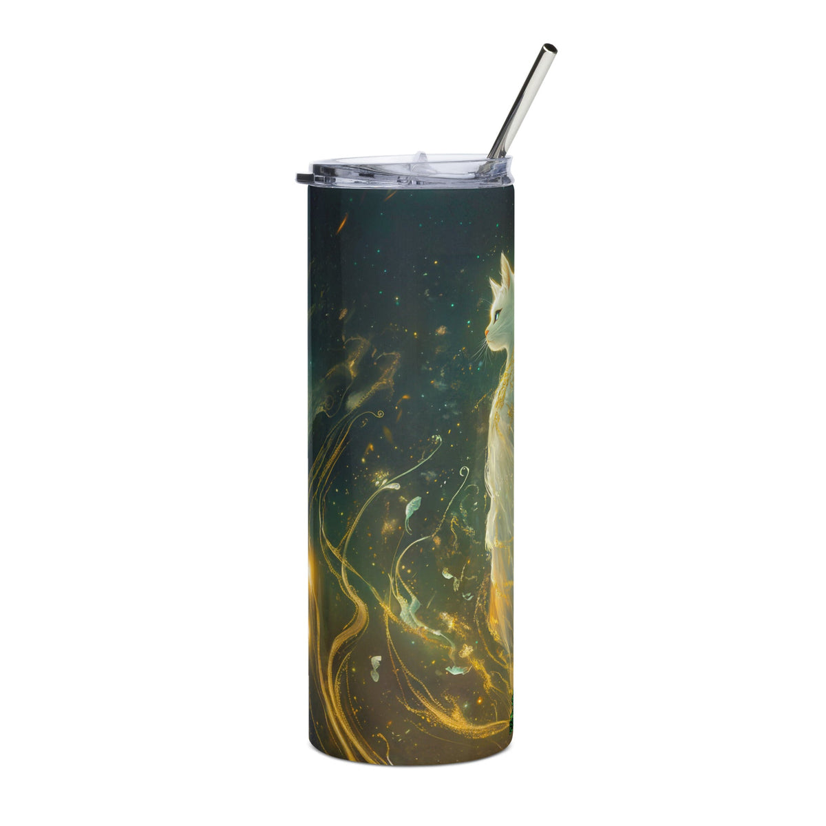 Elysia the Moonlit Spirit - Stainless Steel Tumbler - BBairt