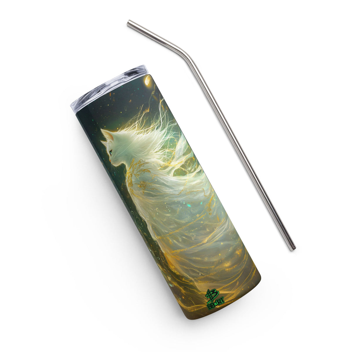 Elysia the Moonlit Spirit - Stainless Steel Tumbler - BBairt