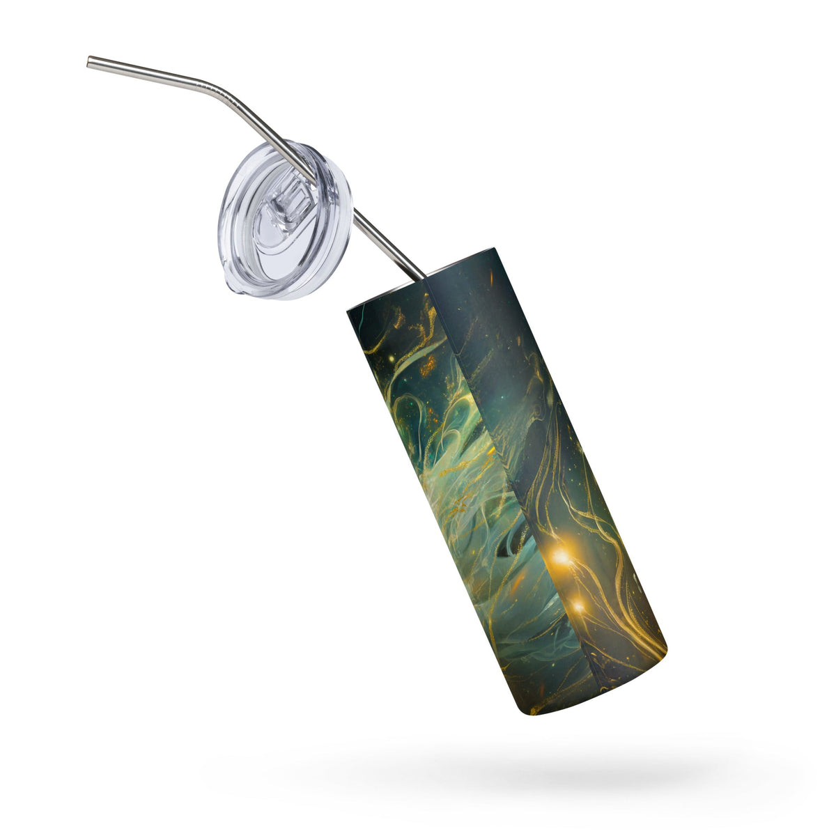Elysia the Moonlit Spirit - Stainless Steel Tumbler - BBairt