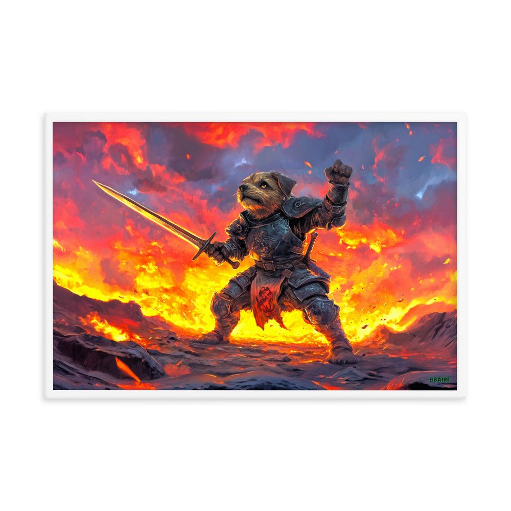 Emberpaw the Brave - Framed Photo Paper Poster - BBairt
