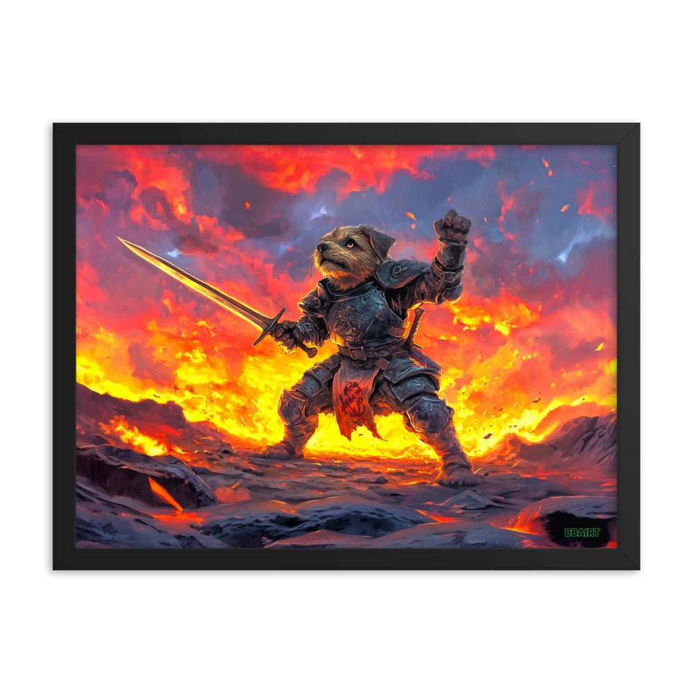 Emberpaw the Brave - Framed Photo Paper Poster - BBairt