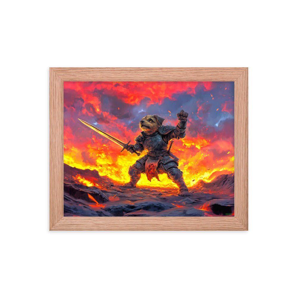 Emberpaw the Brave - Framed Photo Paper Poster - BBairt