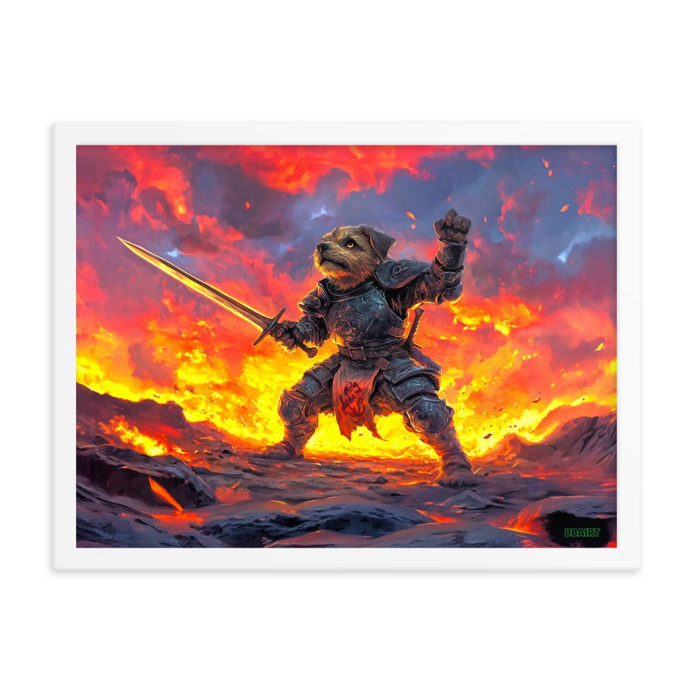 Emberpaw the Brave - Framed Photo Paper Poster - BBairt
