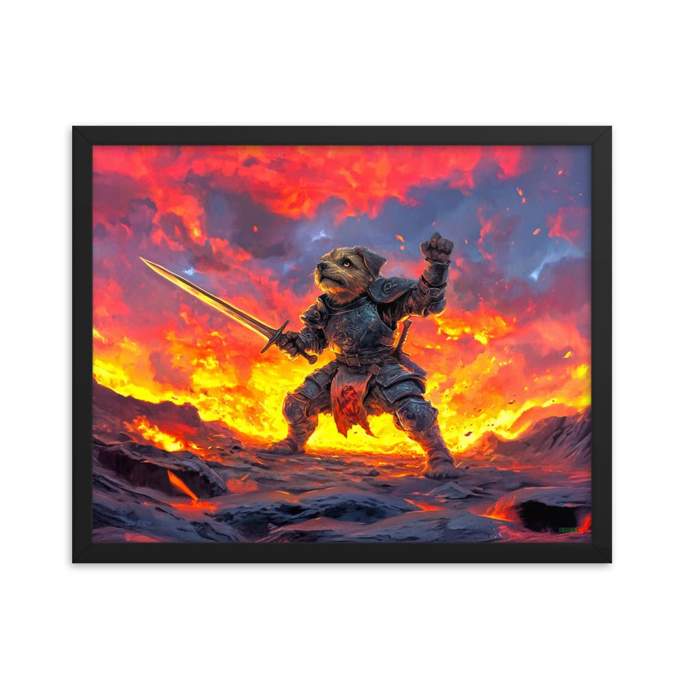 Emberpaw the Brave - Framed Photo Paper Poster - BBairt
