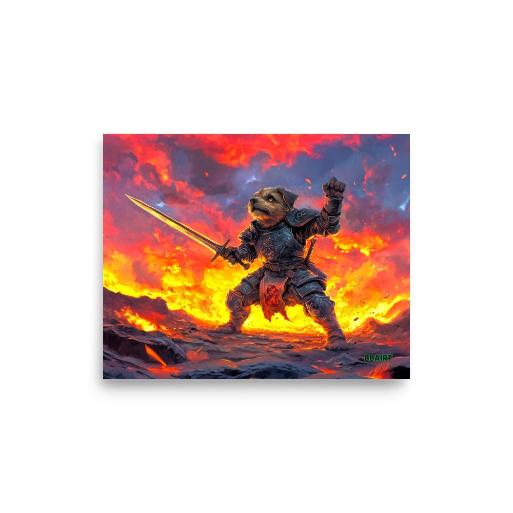 Emberpaw the Brave - Photo Paper Poster - BBairt