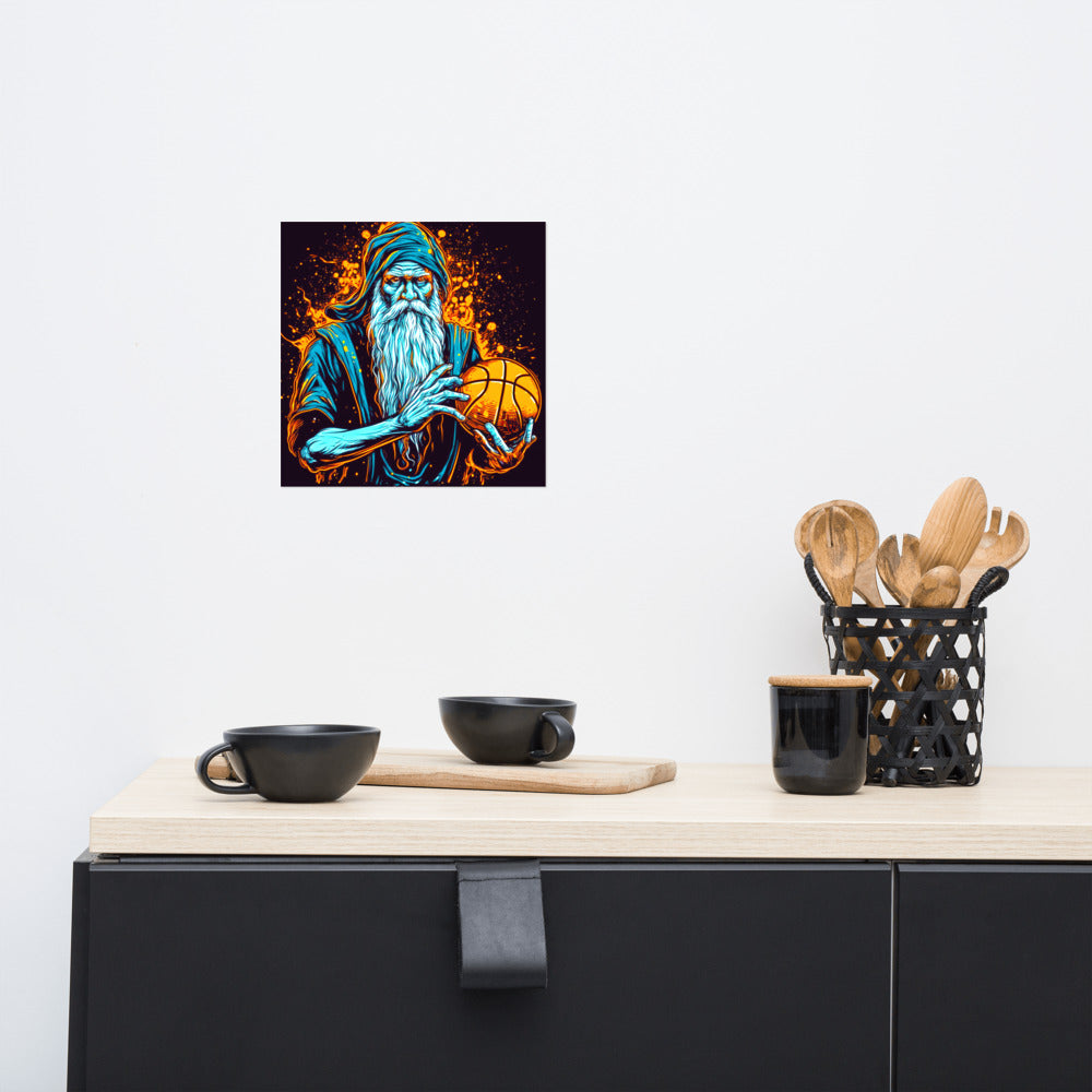 Morgarath Nightshade, Basketball Wizard - Matte Poster
