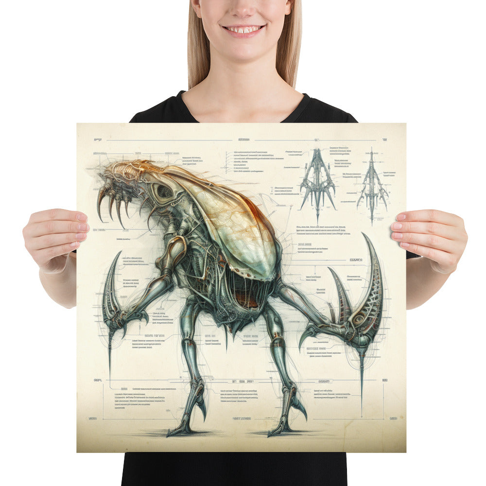 Morphovalis Scythicus – Enhanced Matte Poster