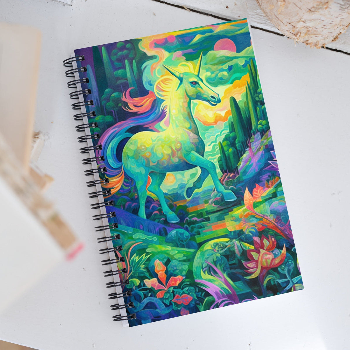 Enigma of the Valley - Spiral notebook - BBairt