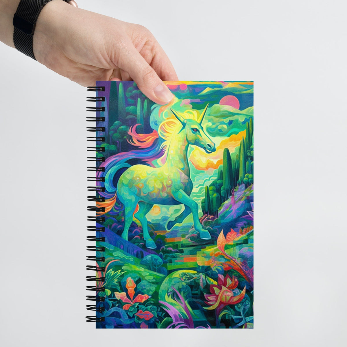 Enigma of the Valley - Spiral notebook - BBairt