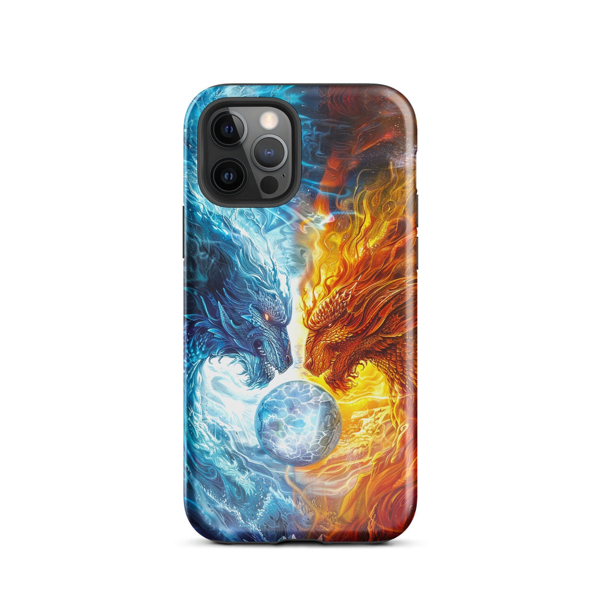 Equinox Harmony: Fire and Ice Guardians - Tough Case for iPhone® - BBairt