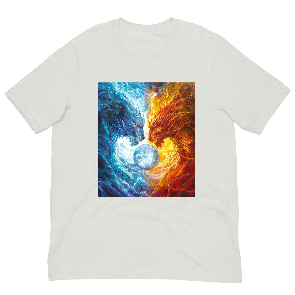 Equinox Harmony: Fire and Ice Guardians - Unisex t-shirt - BBairt