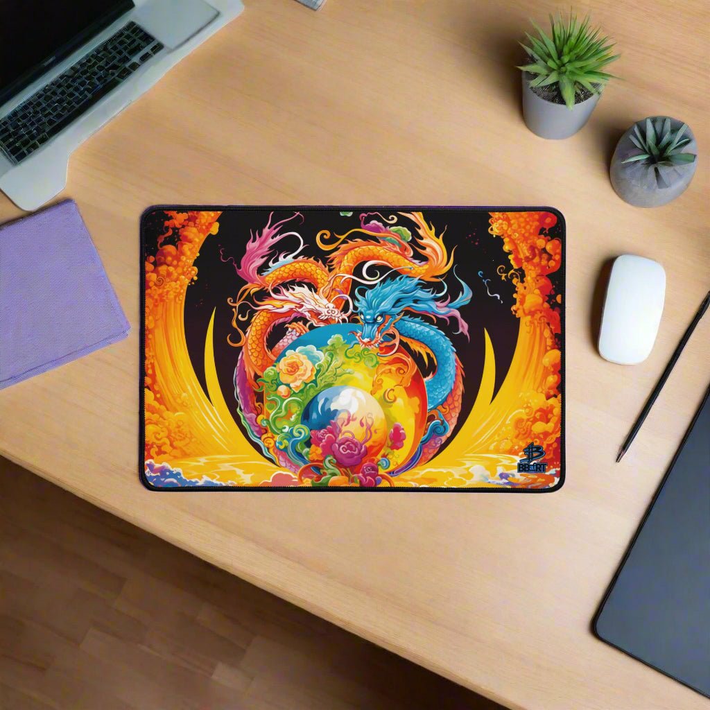 Eternal Harmony Desk Mat – Dragon Design