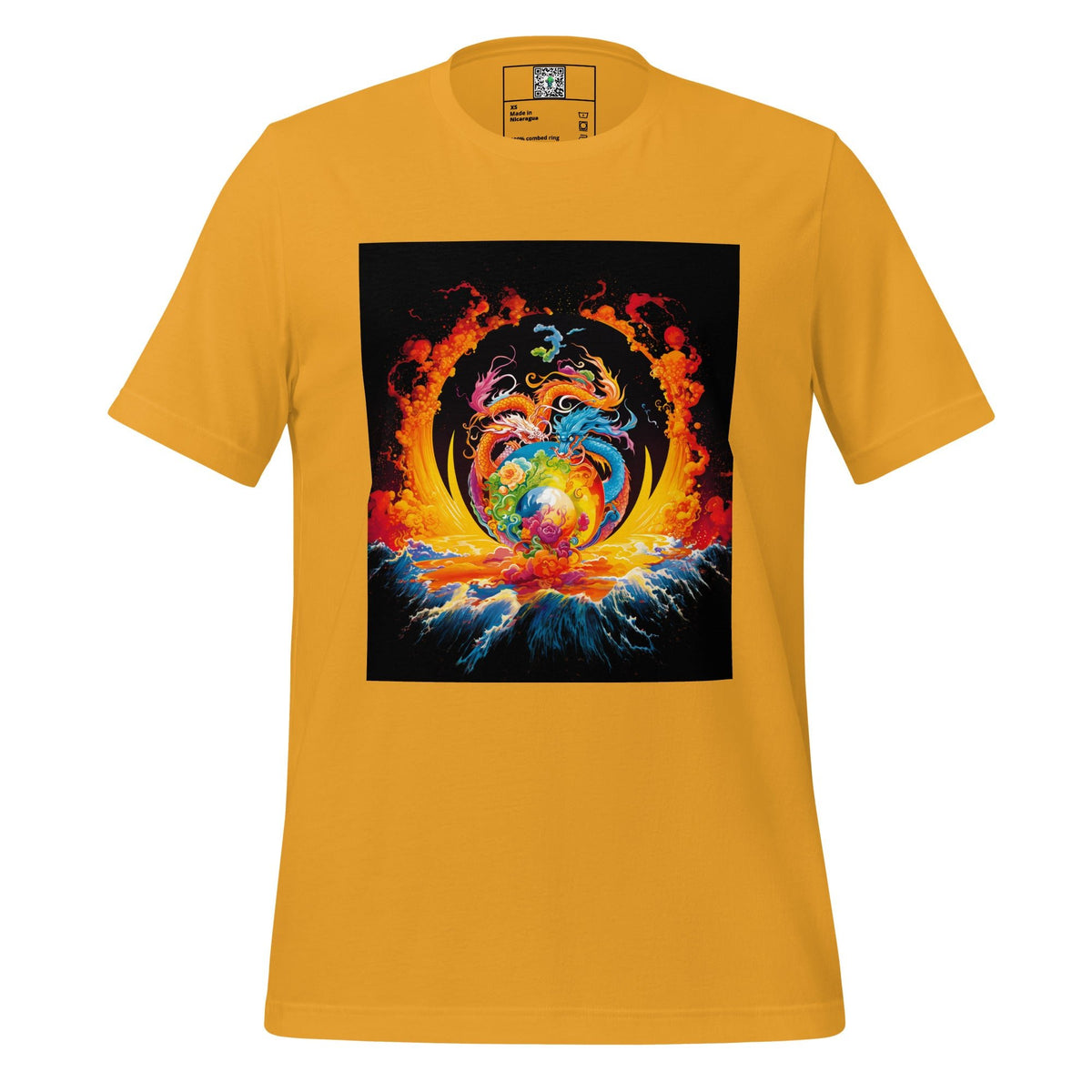 Eternal Harmony: Dual Dragon Unisex t-shirt - BBairt