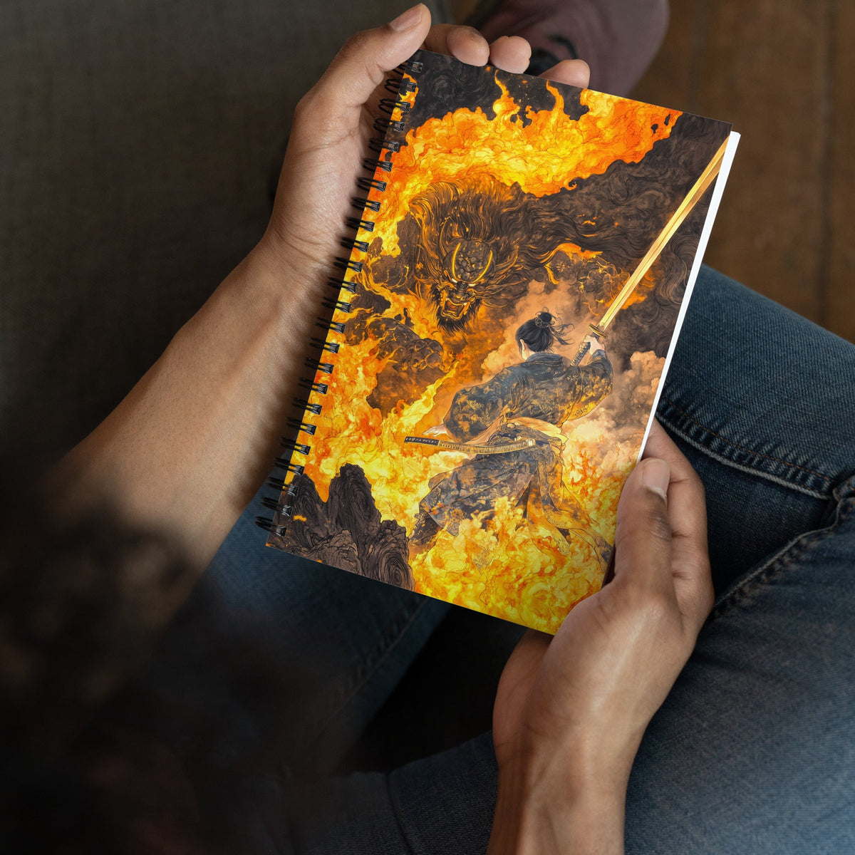 Flameborn Duel Spiral Notebook - Mythic Jheyz Collection - BBairt