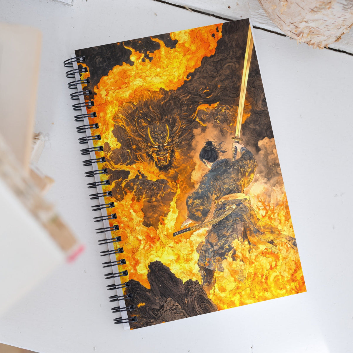 Flameborn Duel Spiral Notebook - Mythic Jheyz Collection - BBairt