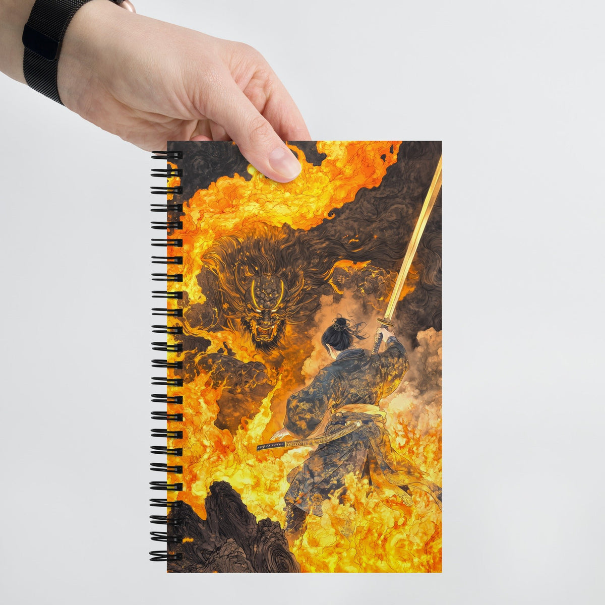 Flameborn Duel Spiral Notebook - Mythic Jheyz Collection - BBairt