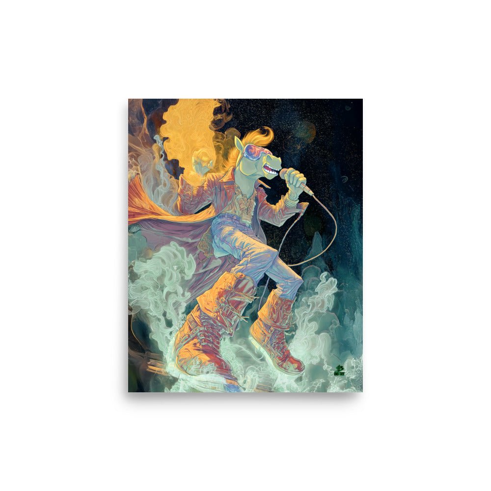 Flarehoof the Micbreaker – Photo Paper Poster - BBairt