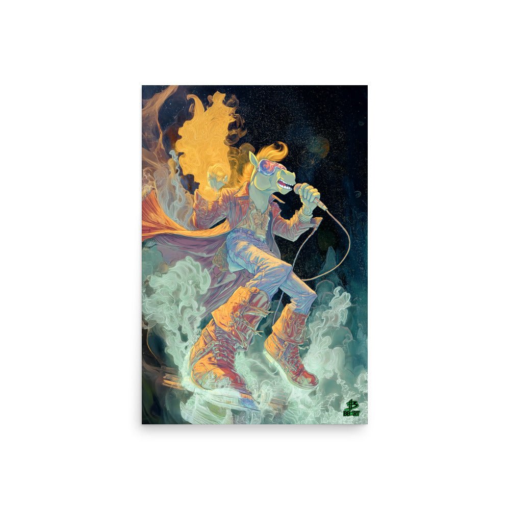 Flarehoof the Micbreaker – Photo Paper Poster - BBairt