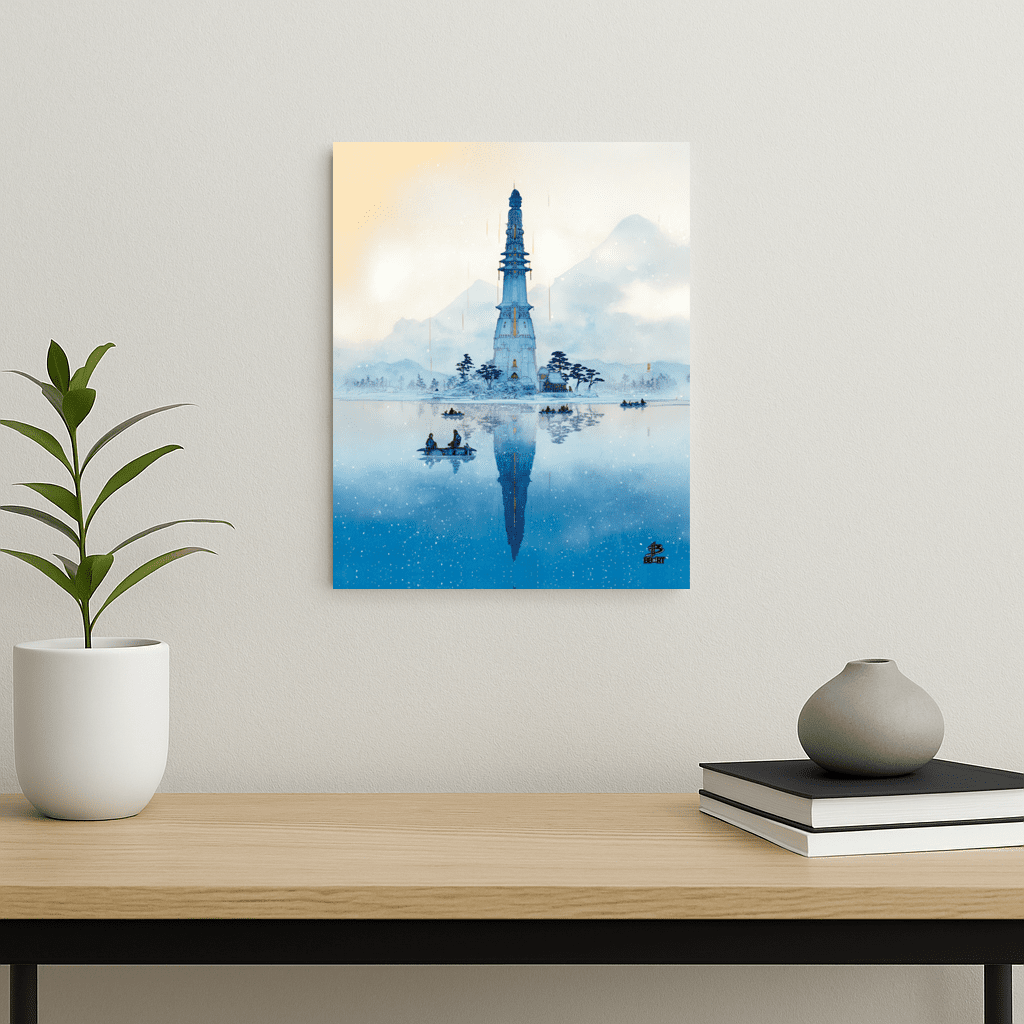 Frostspire Keep – Photo Paper Poster - BBairt