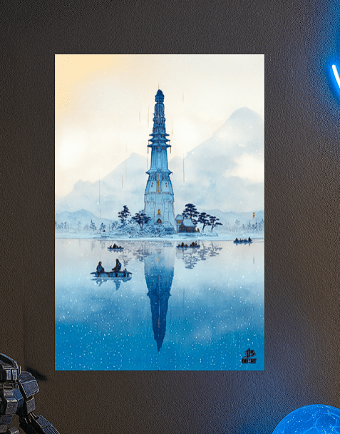 Frostspire Keep – Photo Paper Poster - BBairt