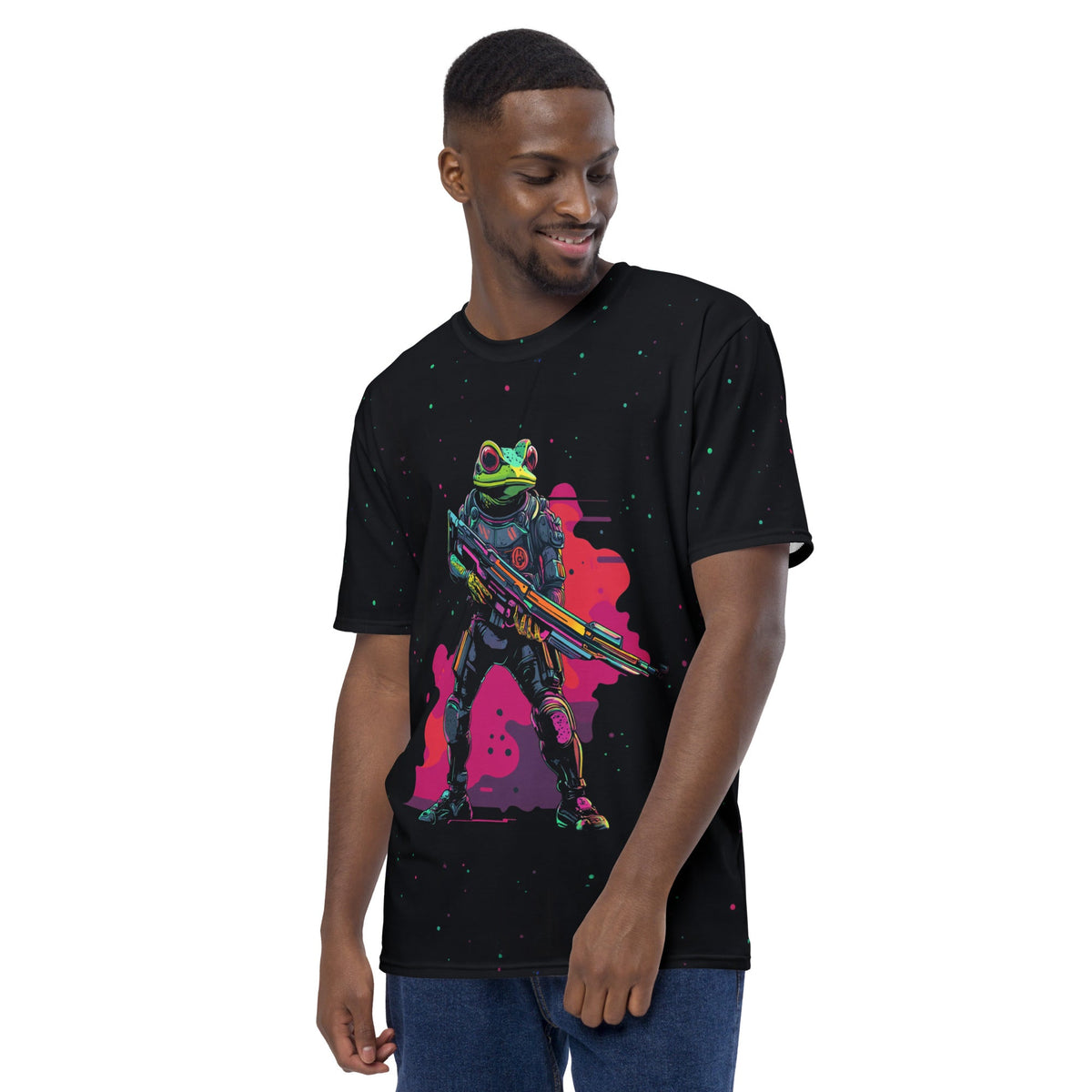 Galactic Ribbit - All - Over Print T-Shirt - BBairt