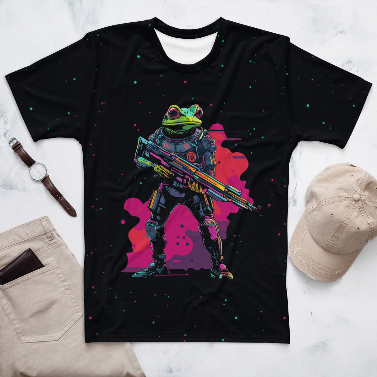 Galactic Ribbit - All - Over Print T-Shirt - BBairt