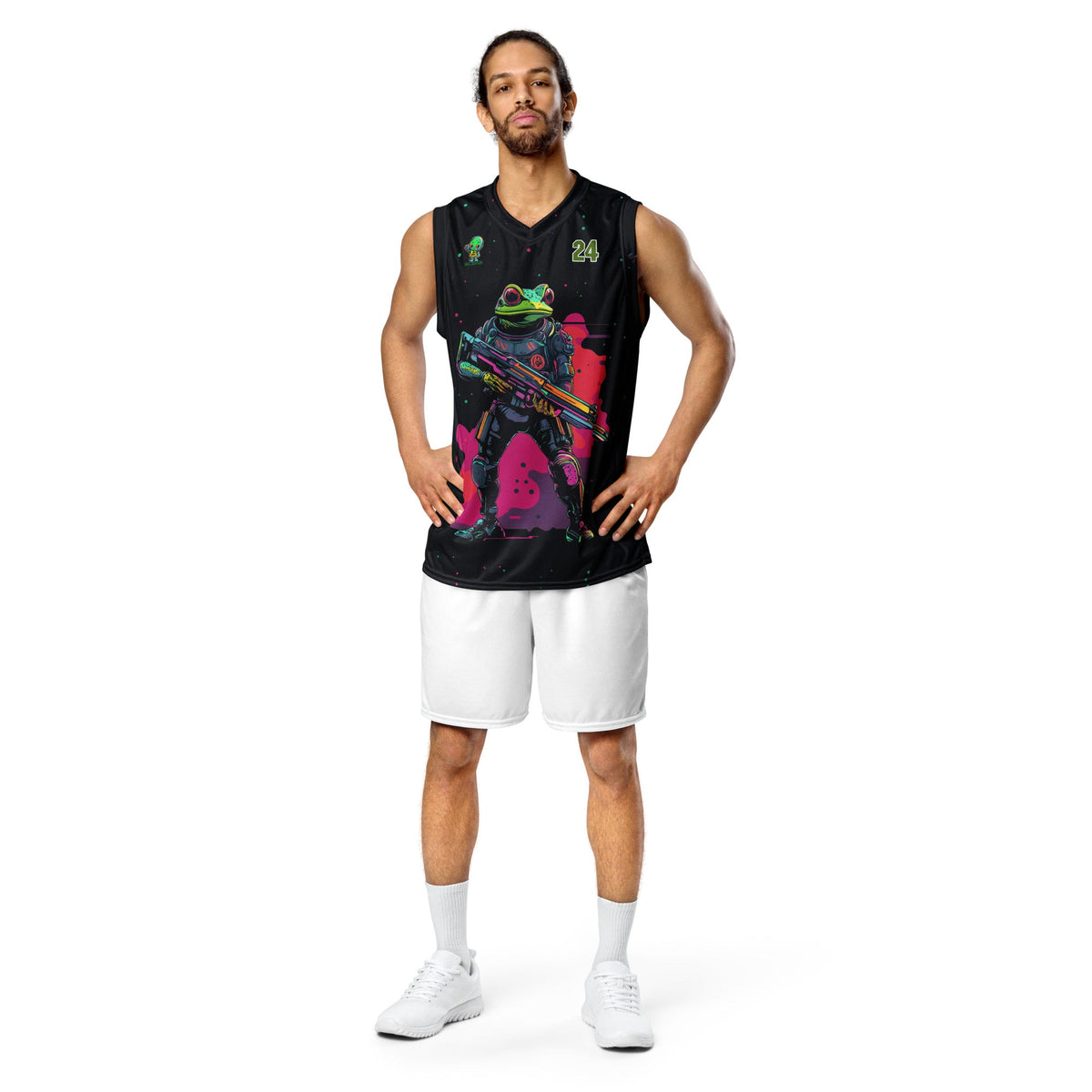 Galactic Ribbit - Basketball Jersey - BBairt