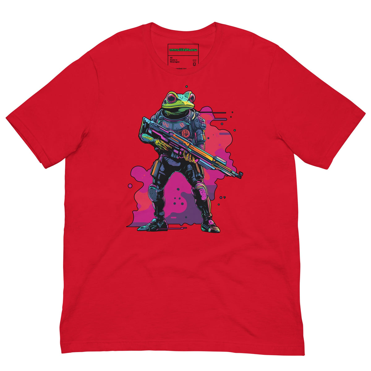 Galactic Ribbit - Unisex t-shirt - BBairt