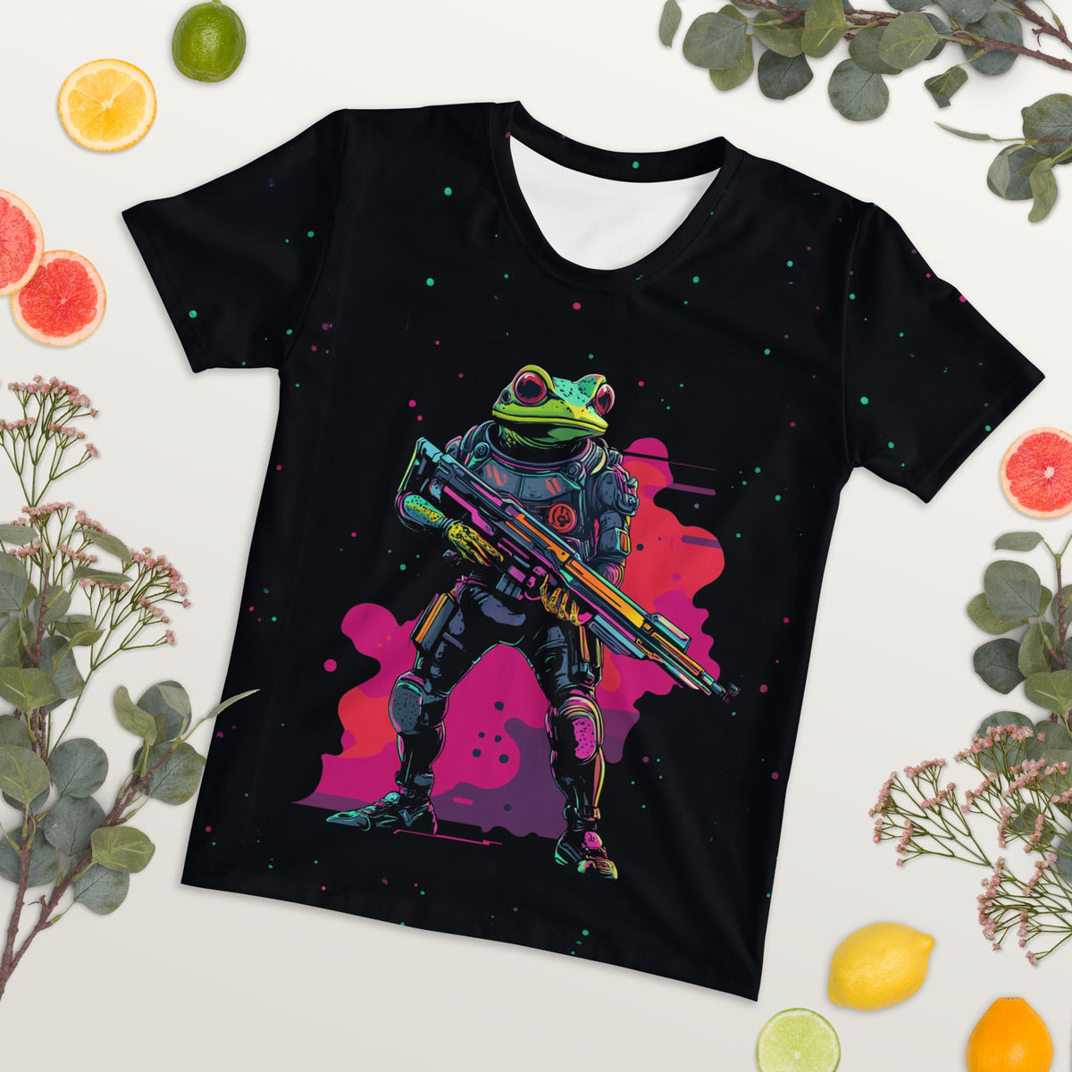 Galactic Ribbit - Womens T-Shirt - BBairt