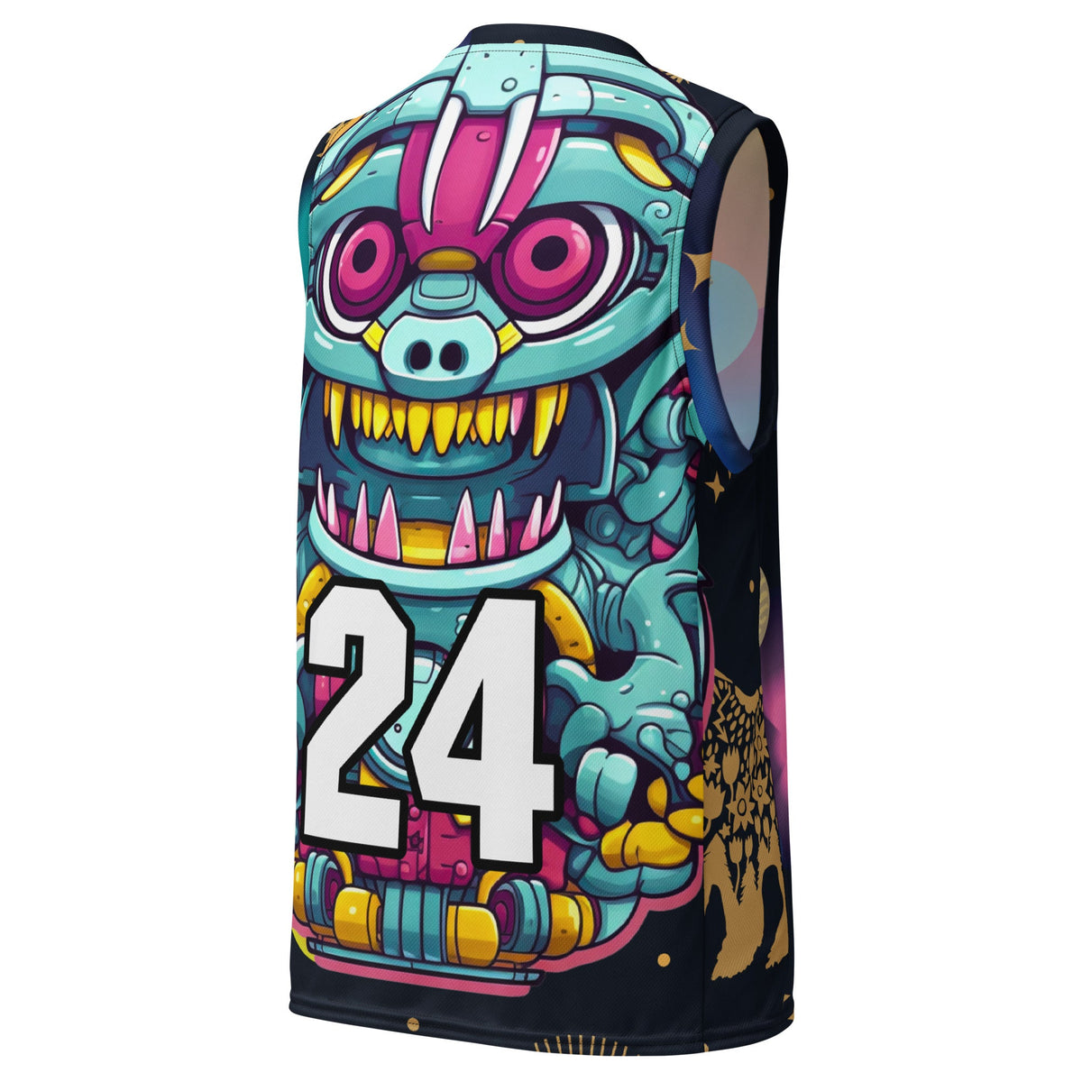 Gear Critter - Recycled unisex basketball jersey - Nebula Night Colorway - BBairt