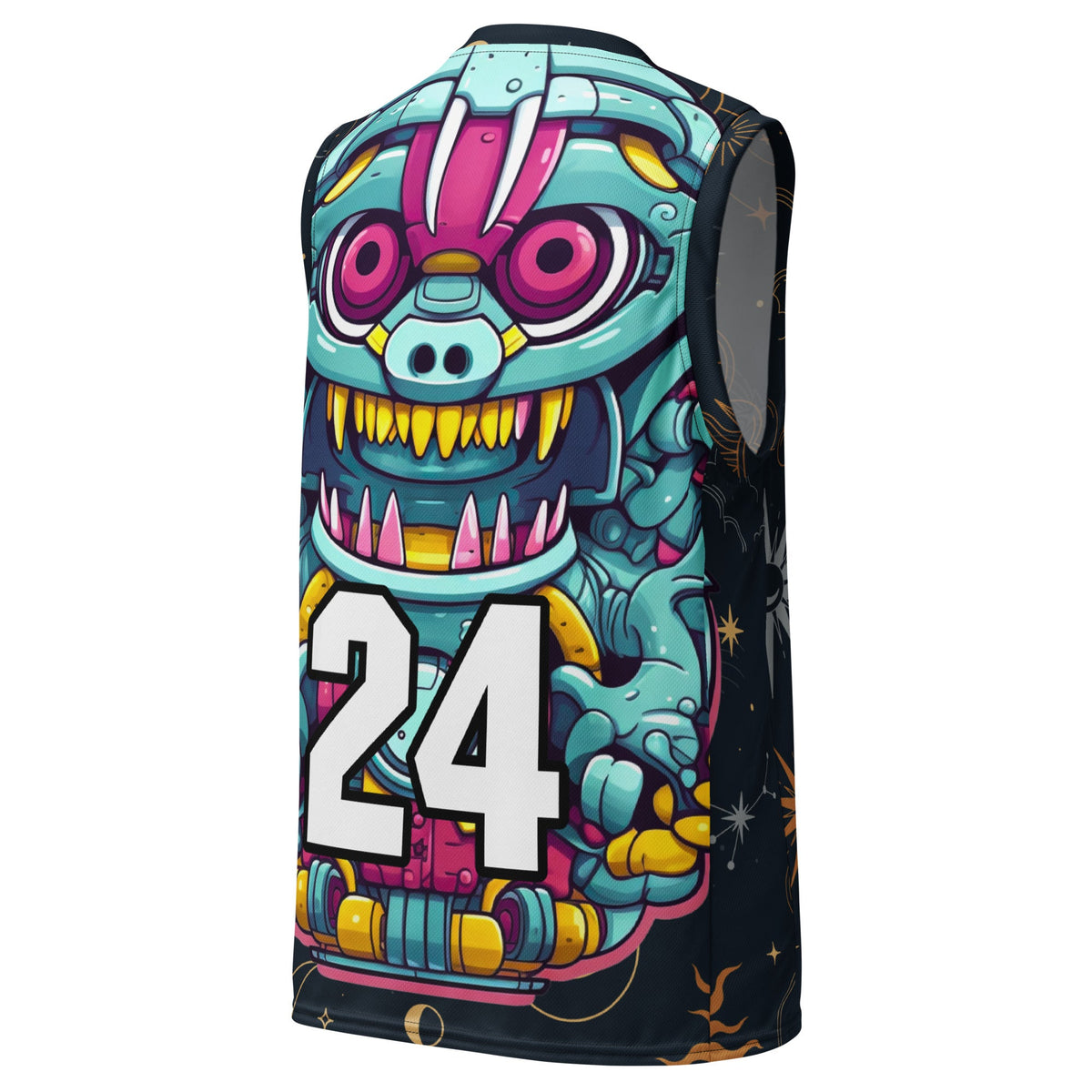 Gear Critter - Recycled unisex basketball jersey - Starry Odyssey Colorway - BBairt
