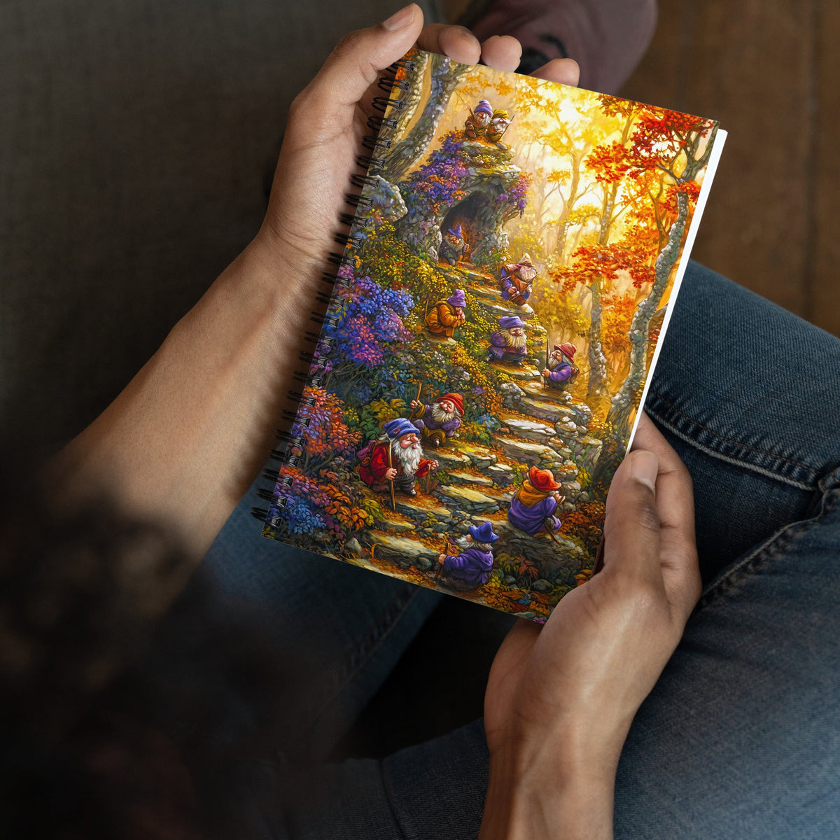 Golden Trail Spiral Notebook - Mythic Jheyz Collection - BBairt