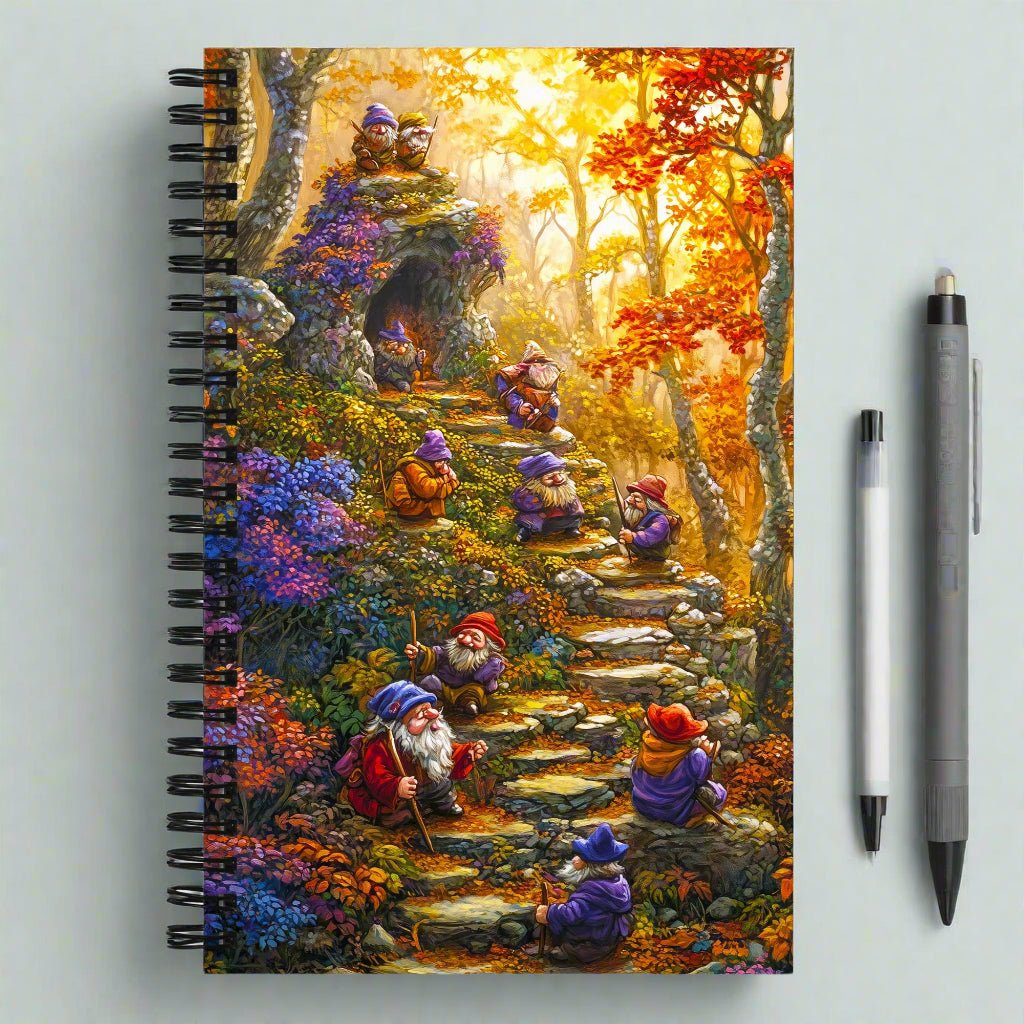 Golden Trail Spiral Notebook - Mythic Jheyz Collection - BBairt