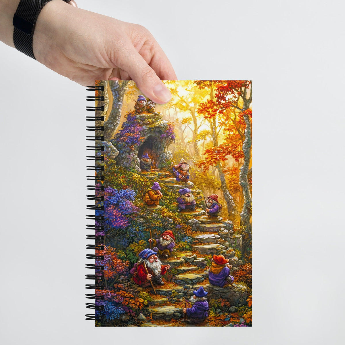 Golden Trail Spiral Notebook - Mythic Jheyz Collection - BBairt