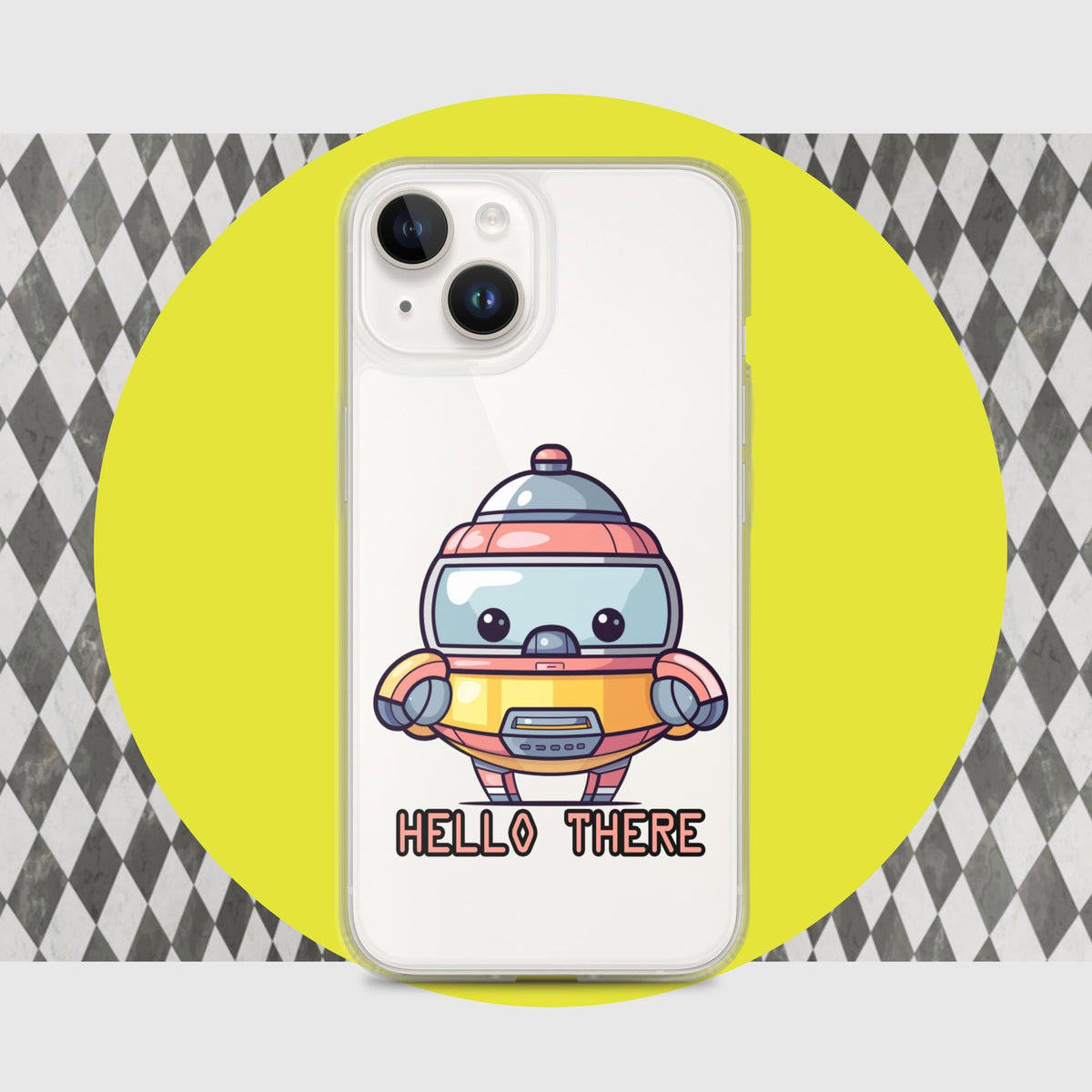 Greetbot Grinwell - Clear Case for iPhone® - BBairt