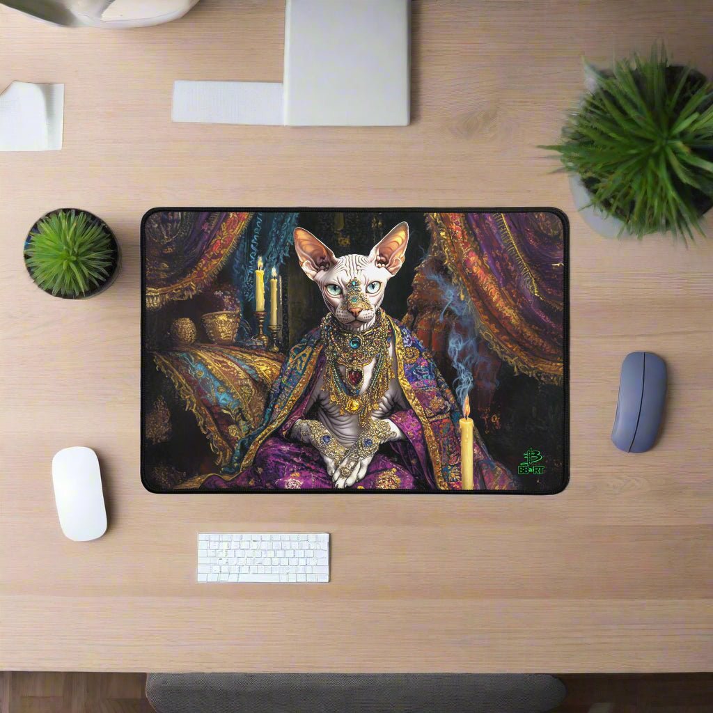 Her Majesty Sphinxara - Desk Mat - BBairt