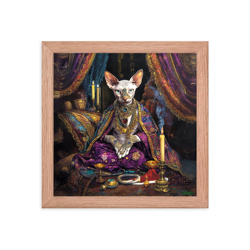 Her Majesty Sphinxara – Framed Photo Paper Poster - BBairt