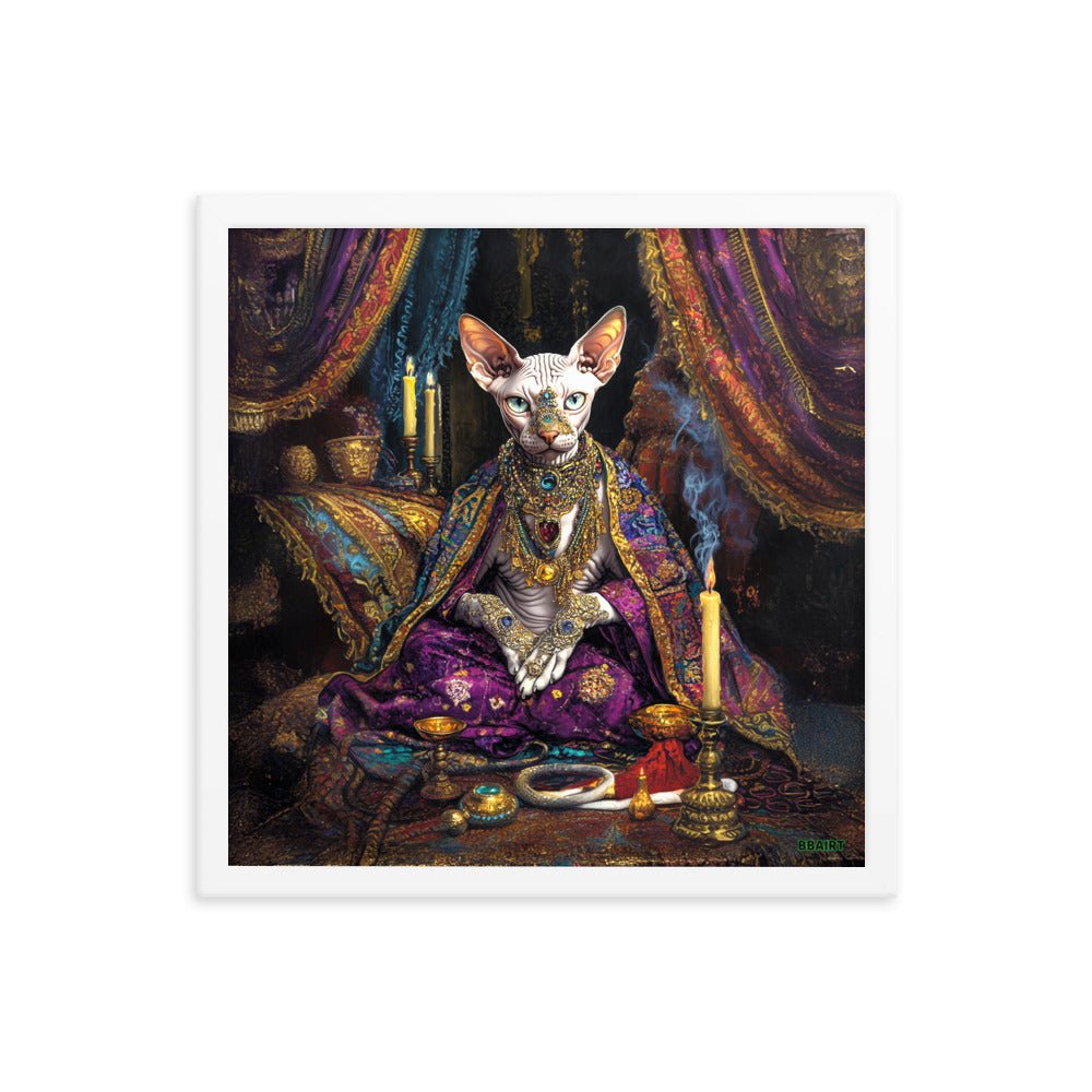Her Majesty Sphinxara – Framed Photo Paper Poster - BBairt