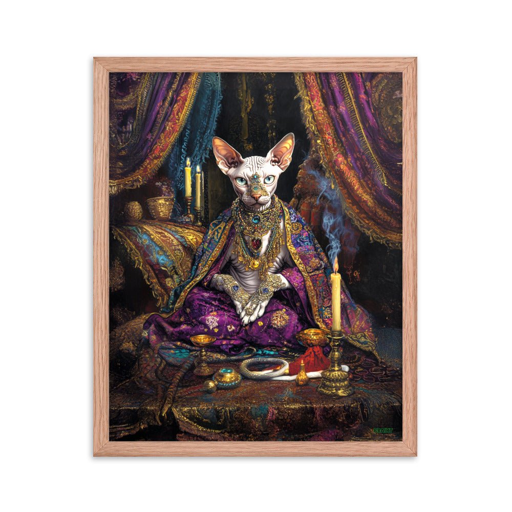 Her Majesty Sphinxara – Framed Photo Paper Poster - BBairt