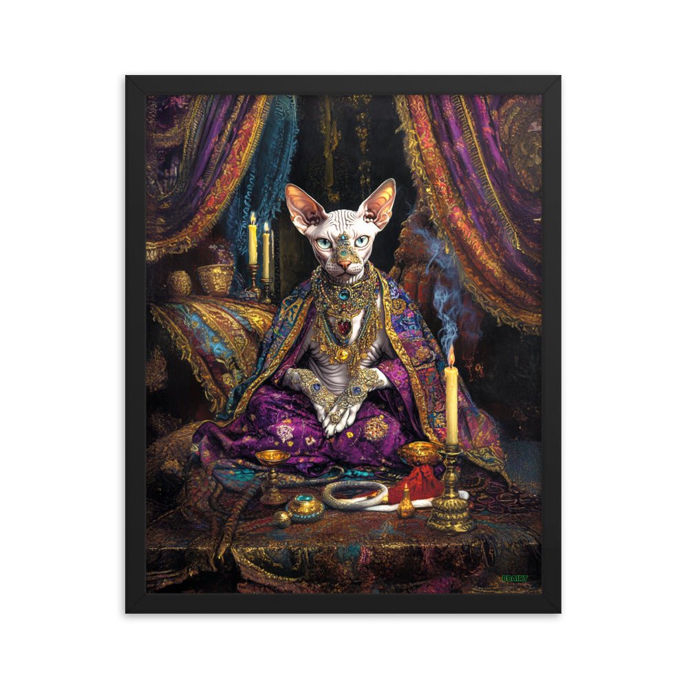 Her Majesty Sphinxara – Framed Photo Paper Poster - BBairt