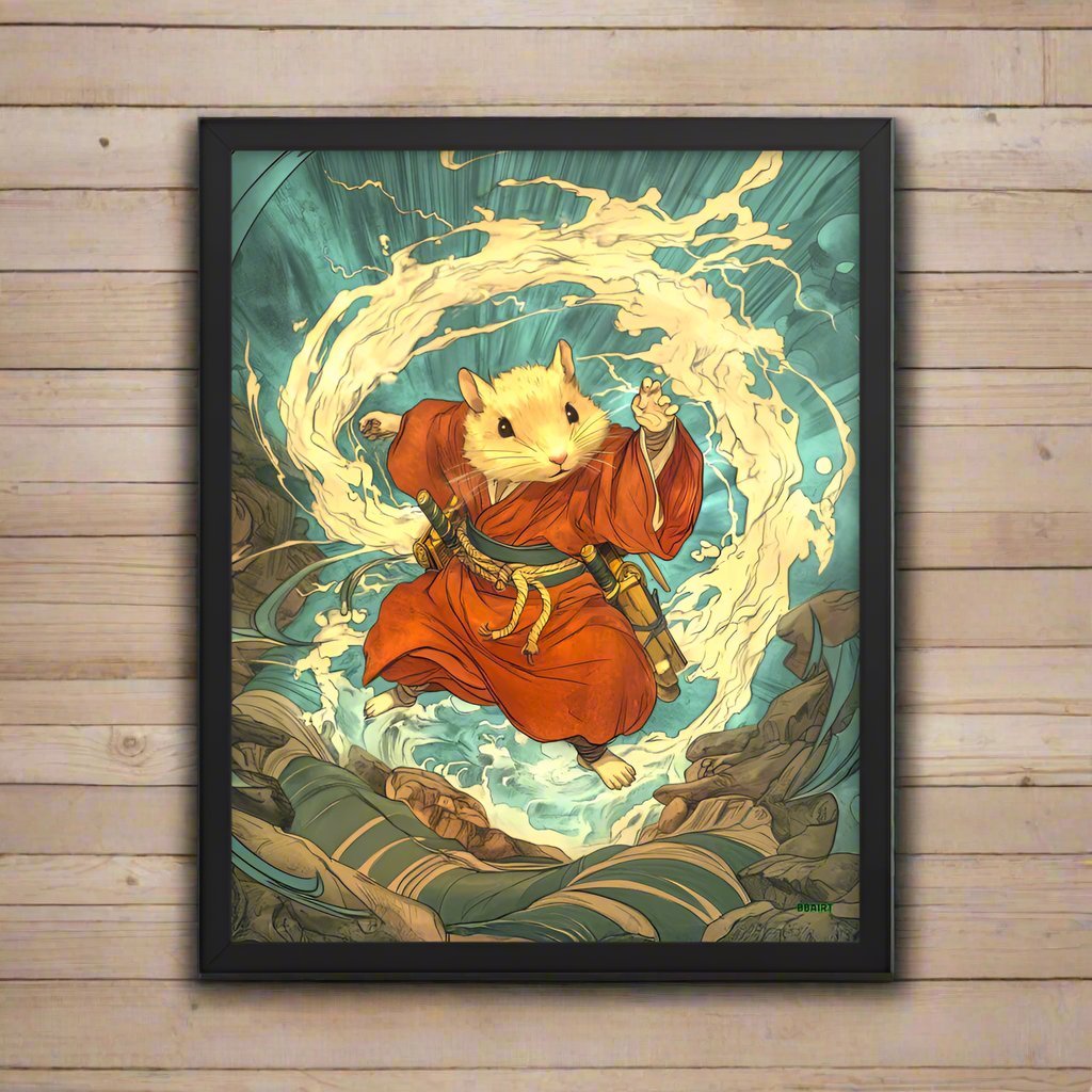 Hiro the Swift – Framed Matte Poster - BBairt